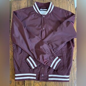 Goodfellow & Co Men's Burgundy Bomber Jacket